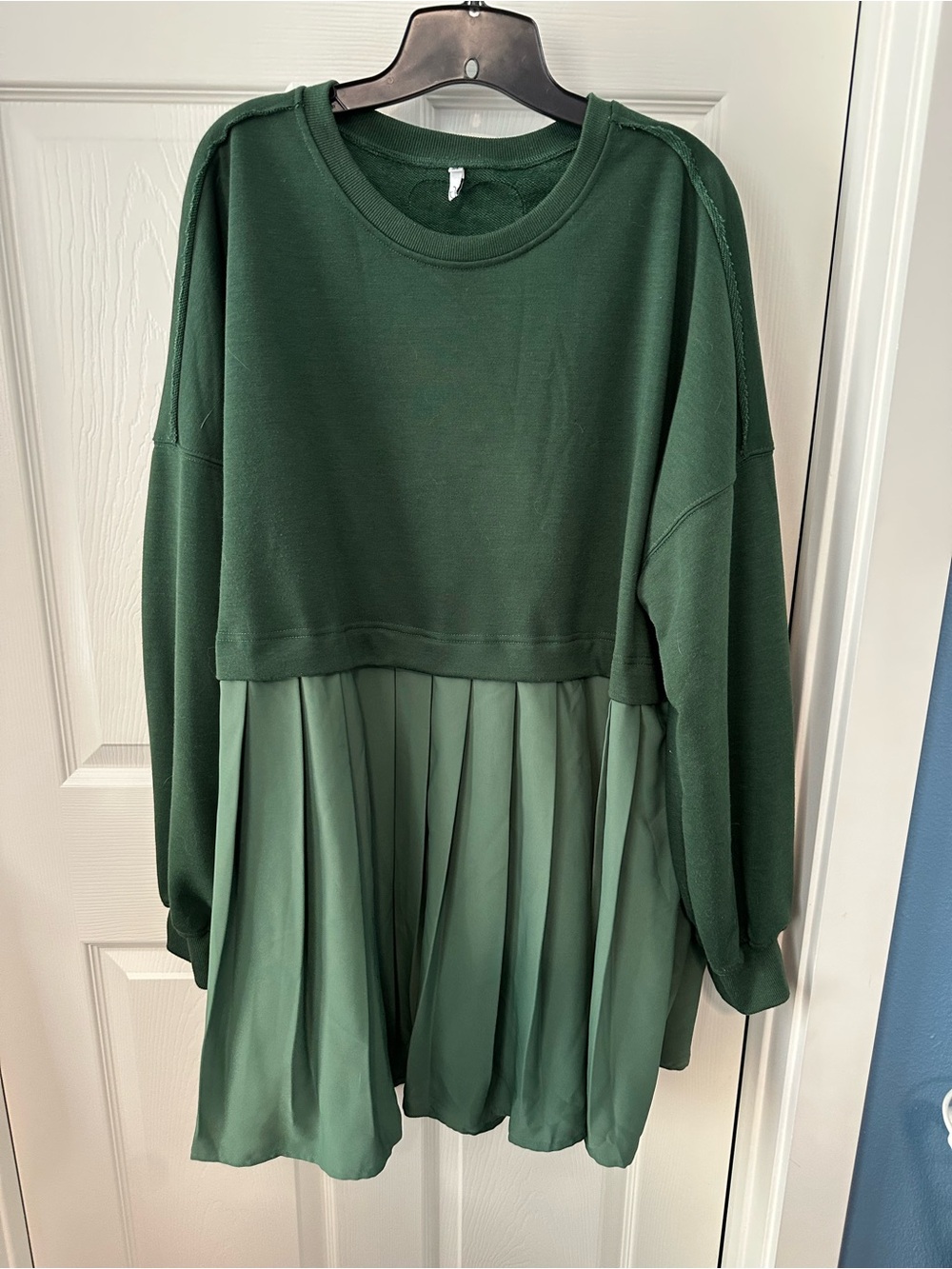 Green Crewneck Sweatshirt  dress